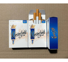 Цигарки з фільтром в пачці Chesterfield Blue