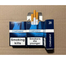 Цигарки з фільтром в пачці Compliment Blue