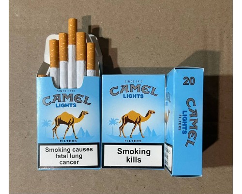 Цигарки з фільтром в пачці Camel Blue
