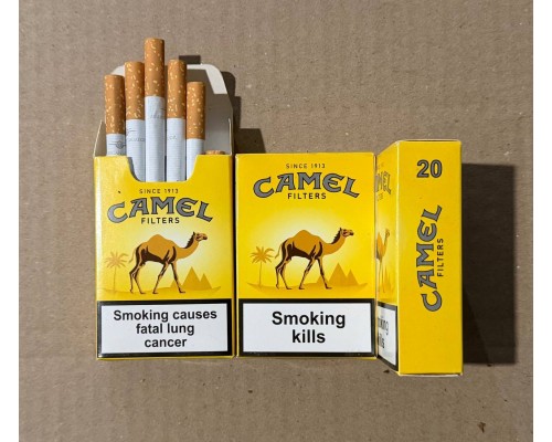 Цигарки з фільтром в пачці Camel Yellow