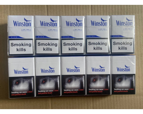 Winston KS Blue (кругла пачка)